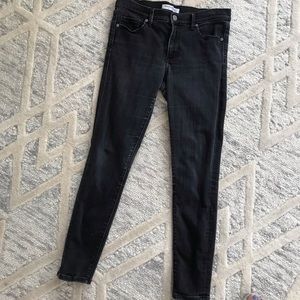 Banana republic skinny ankle black jeans